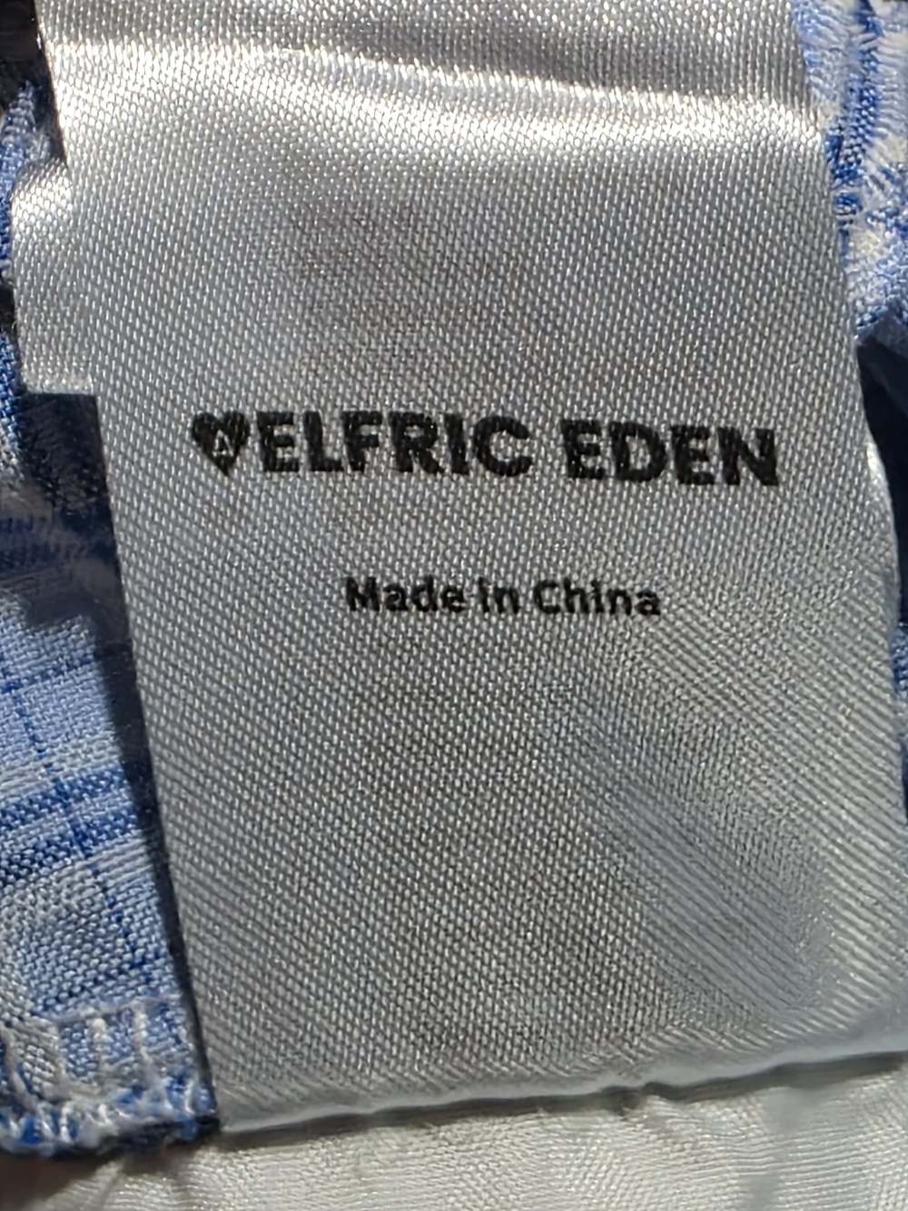 Aelfric Eden Mens XS Layered Boxer Jeans Wide Leg Baggy Plaid Waistband Y2K - Picture 8 of 16